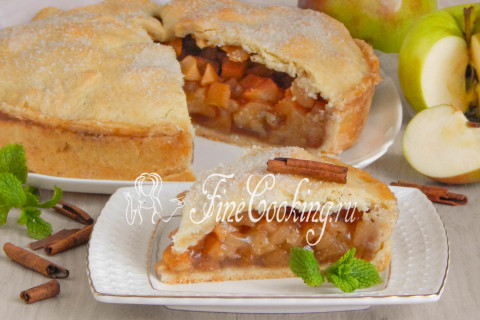 Американський яблучний пиріг (American apple pie).  Крок 20
